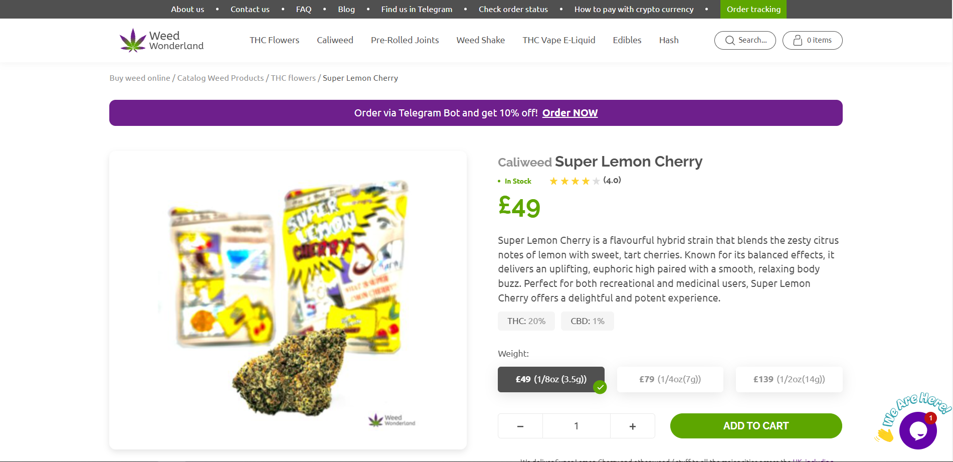 Super Lemon Cherry strain Super Lemon Cherry