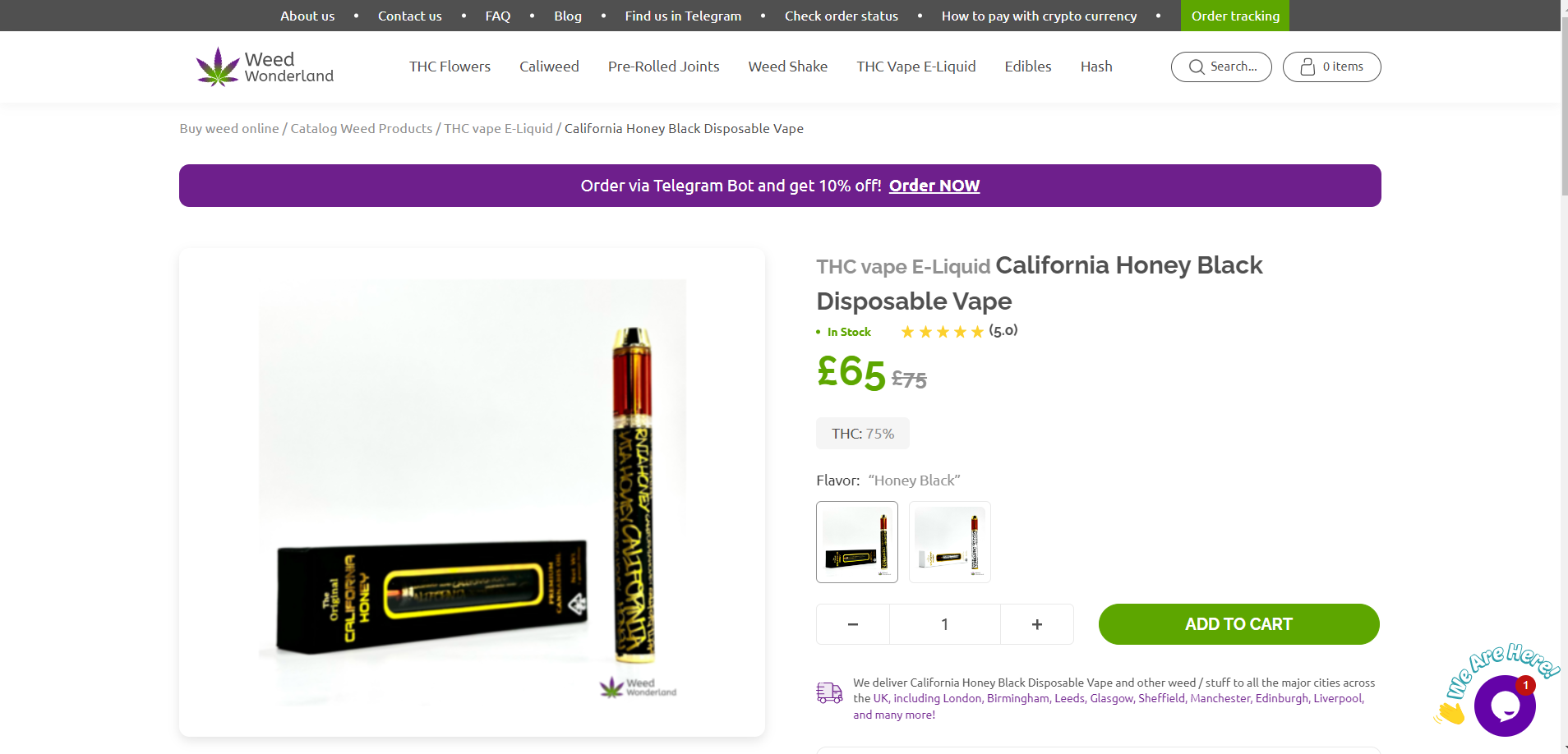 California Honey Black Disposable Vape California Honey Black Disposable Vape