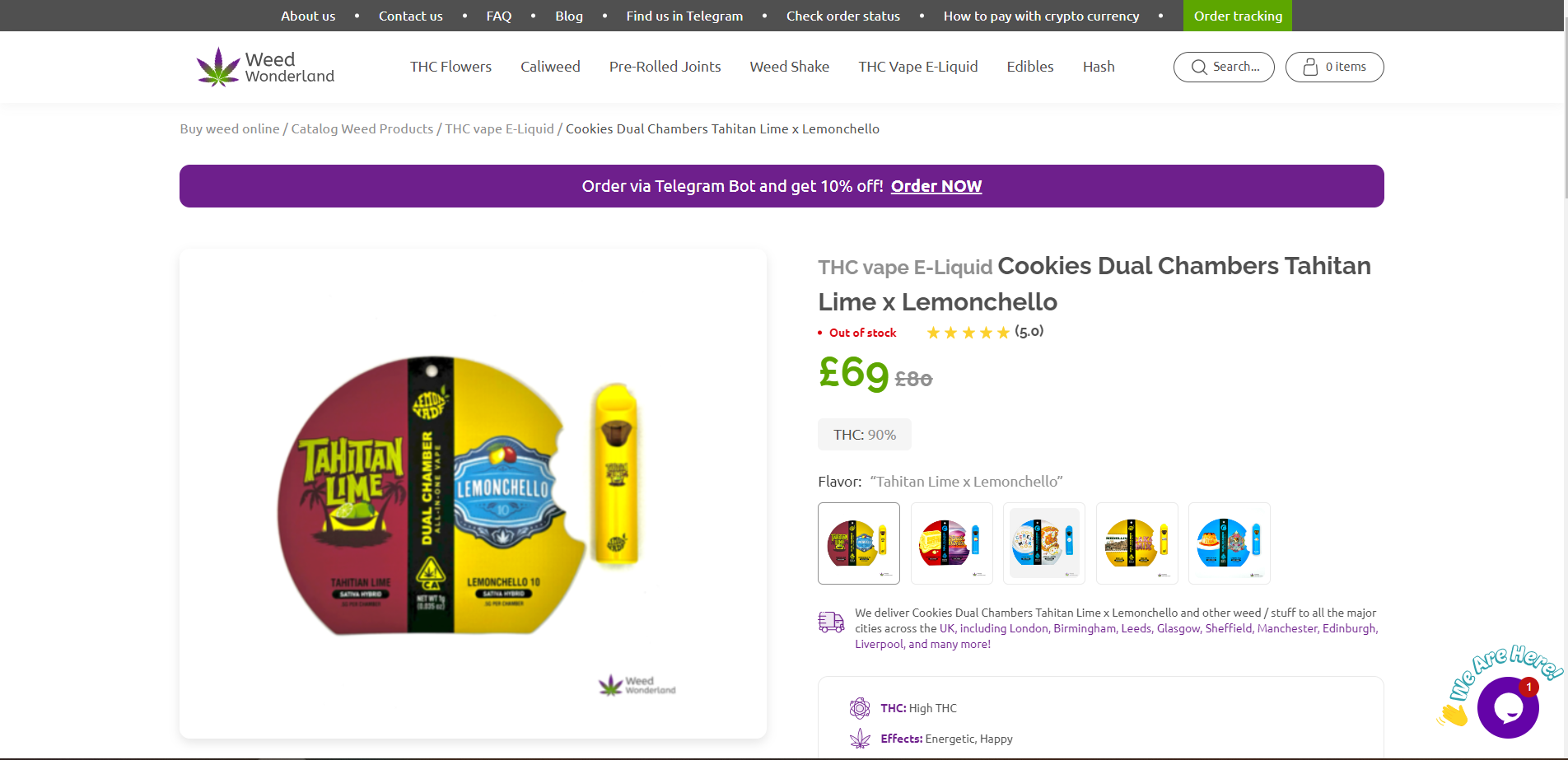 Cookies Dual Chambers Tahitan Lime x Lemonchello Cookies Dual Chambers Tahitan Lime x Lemonchello