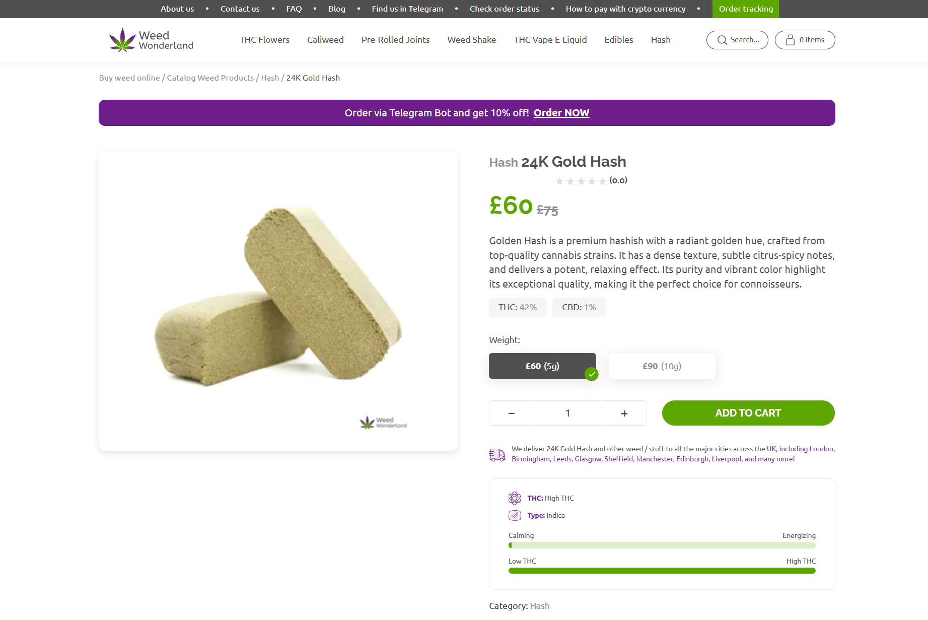Hash 24K Gold Hash Hash 24K Gold Hash
