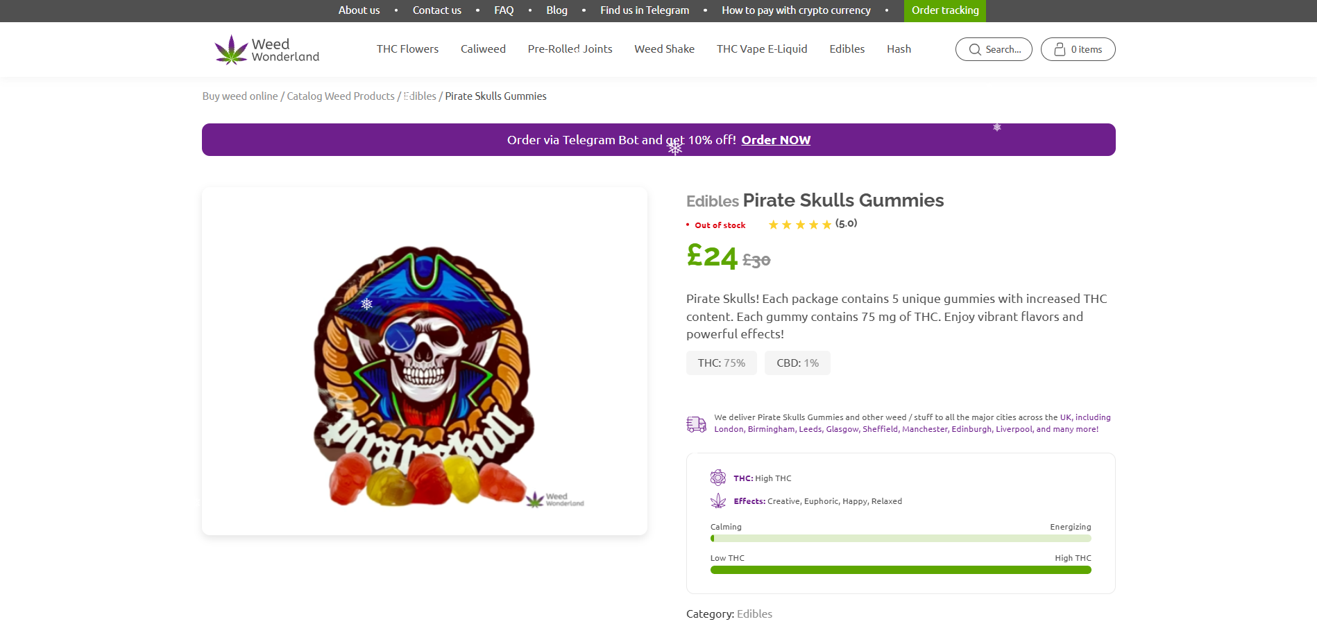 Edibles Pirate Skulls Gummies Edibles Pirate Skulls Gummies