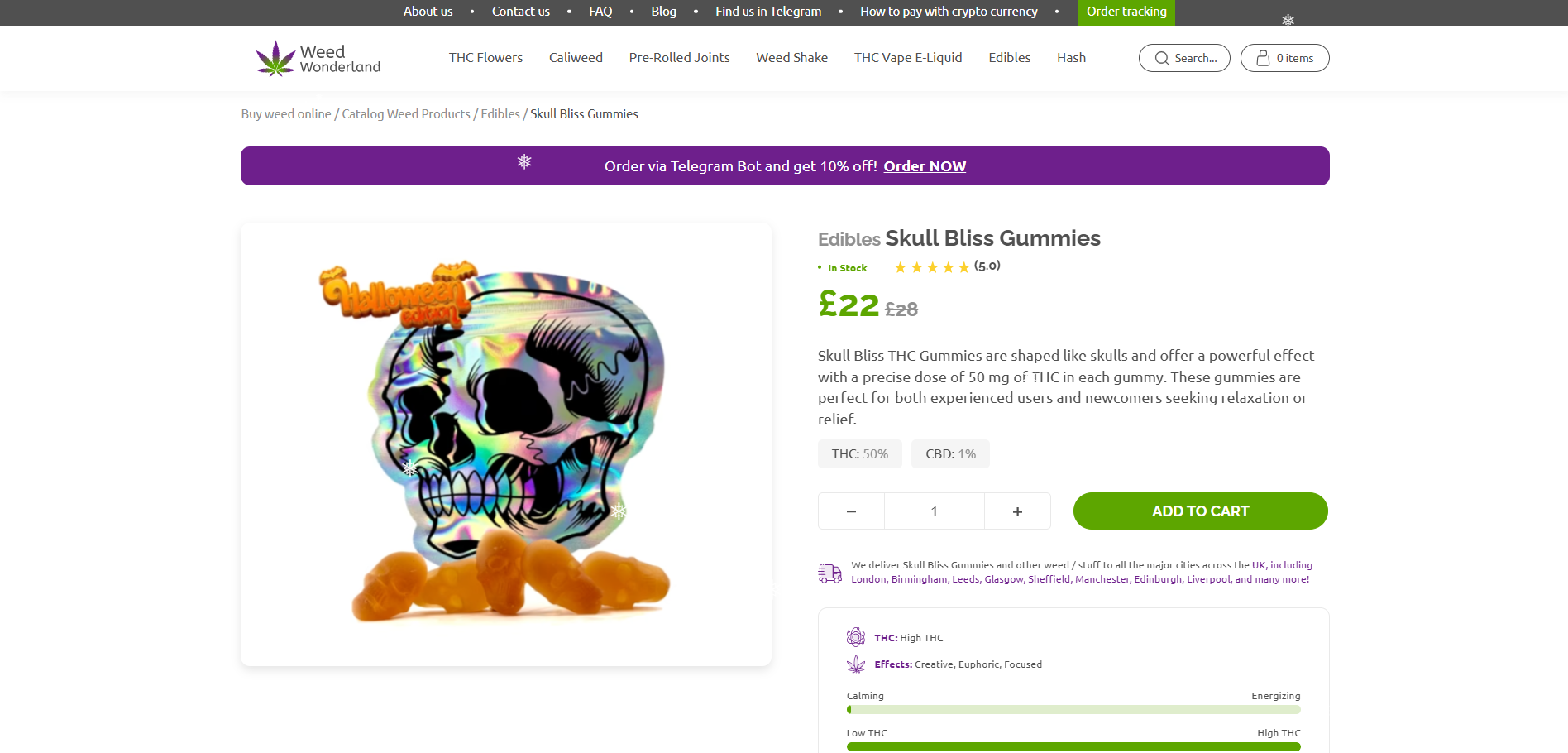 Edibles Skull Bliss Gummies Edibles Skull Bliss Gummies
