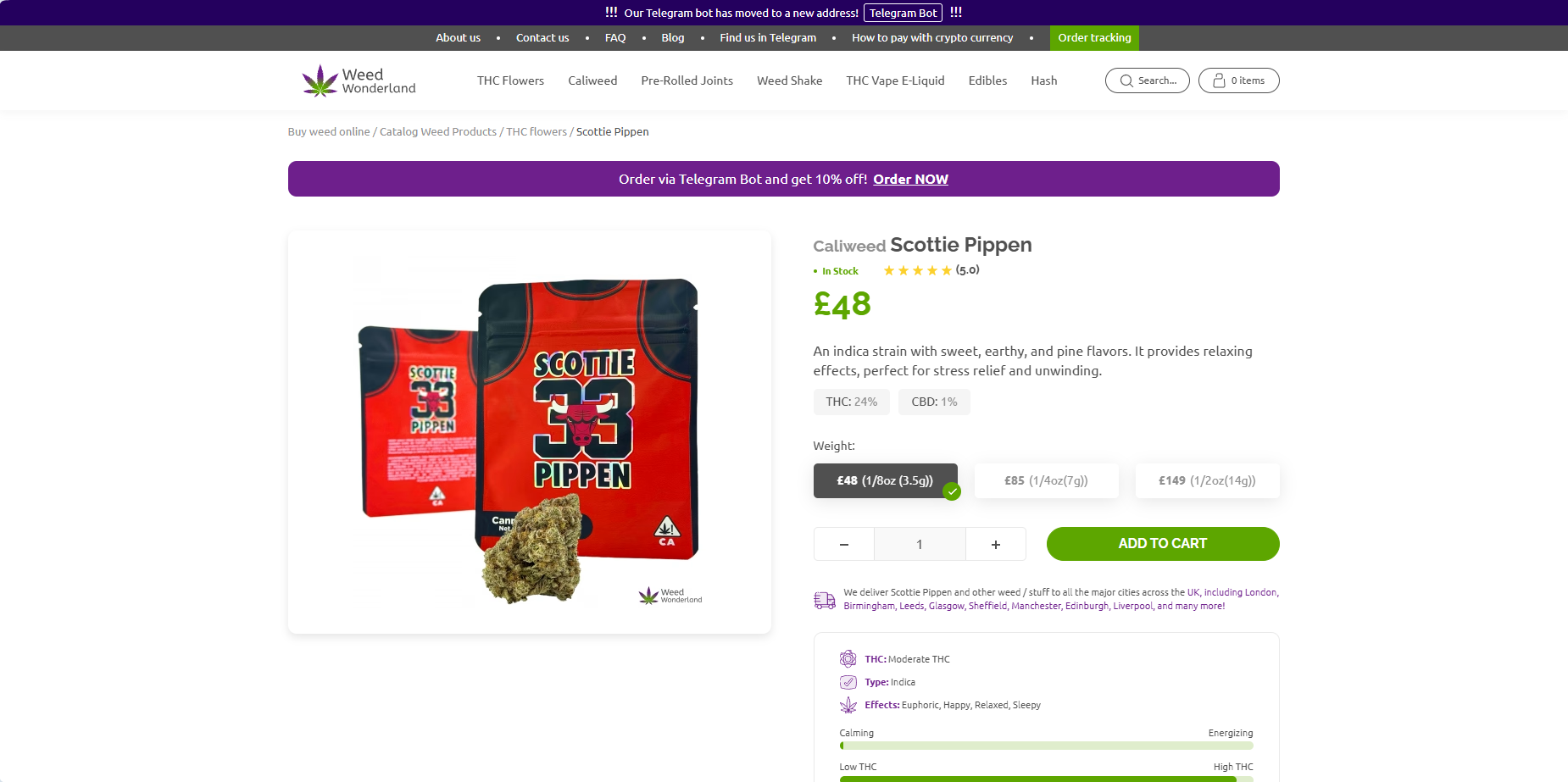 Buy Caliweed online at Weed Wonderland Scotland Buy Caliweed online at Weed Wonderland Scotland