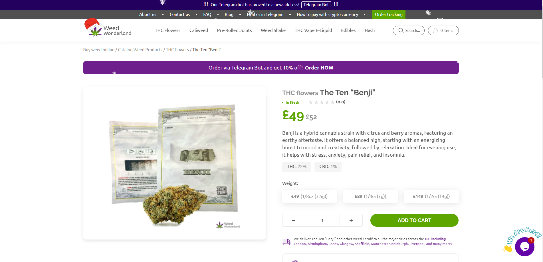 buy THC flowers The Ten “Benji” online at weed shop Weed Wonderland buy THC flowers The Ten “Benji” online at weed shop Weed Wonderland