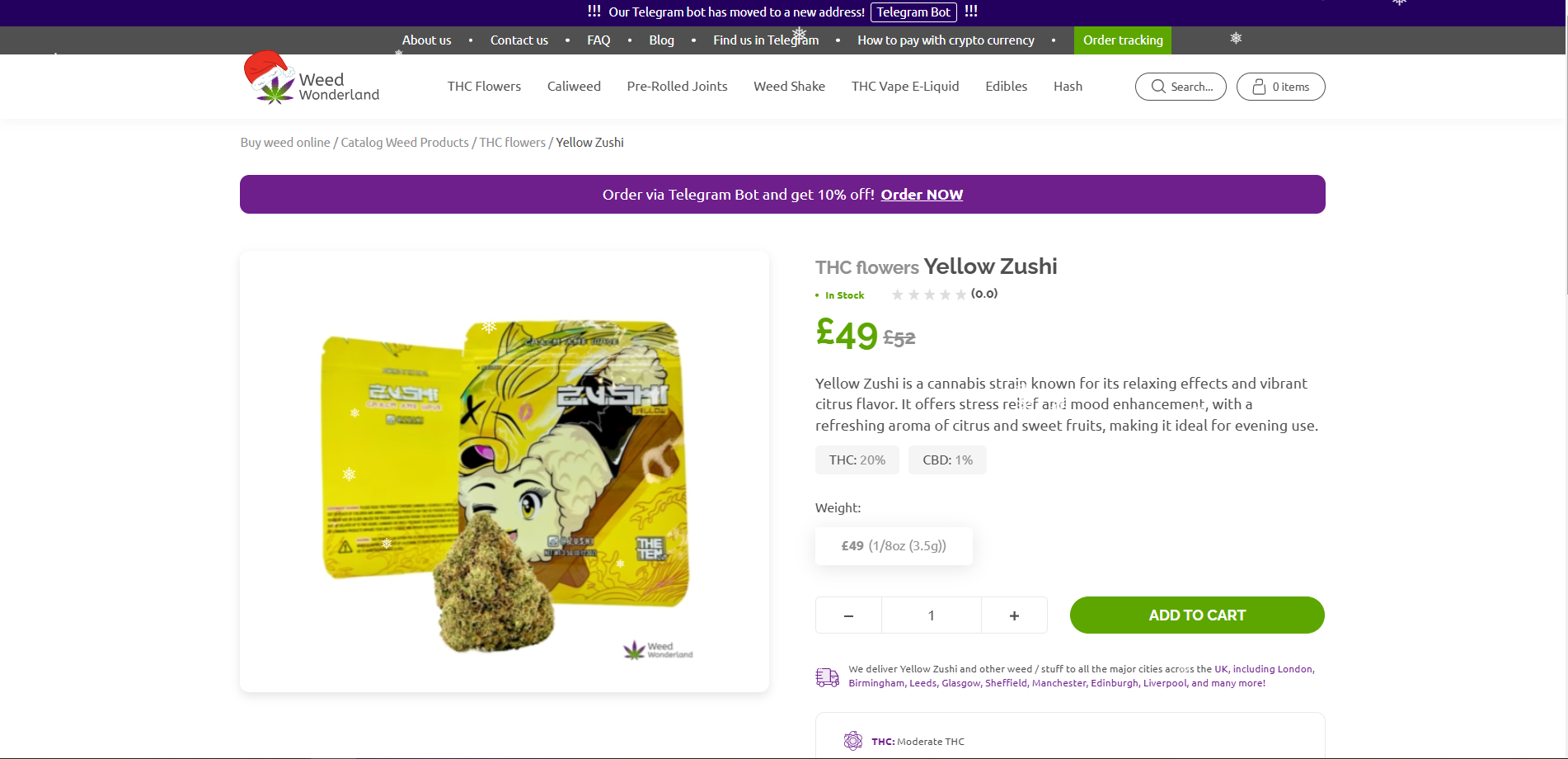 buy THC flowers Yellow Zushi online at weed shop Weed Wonderland buy THC flowers Yellow Zushi online at weed shop Weed Wonderland