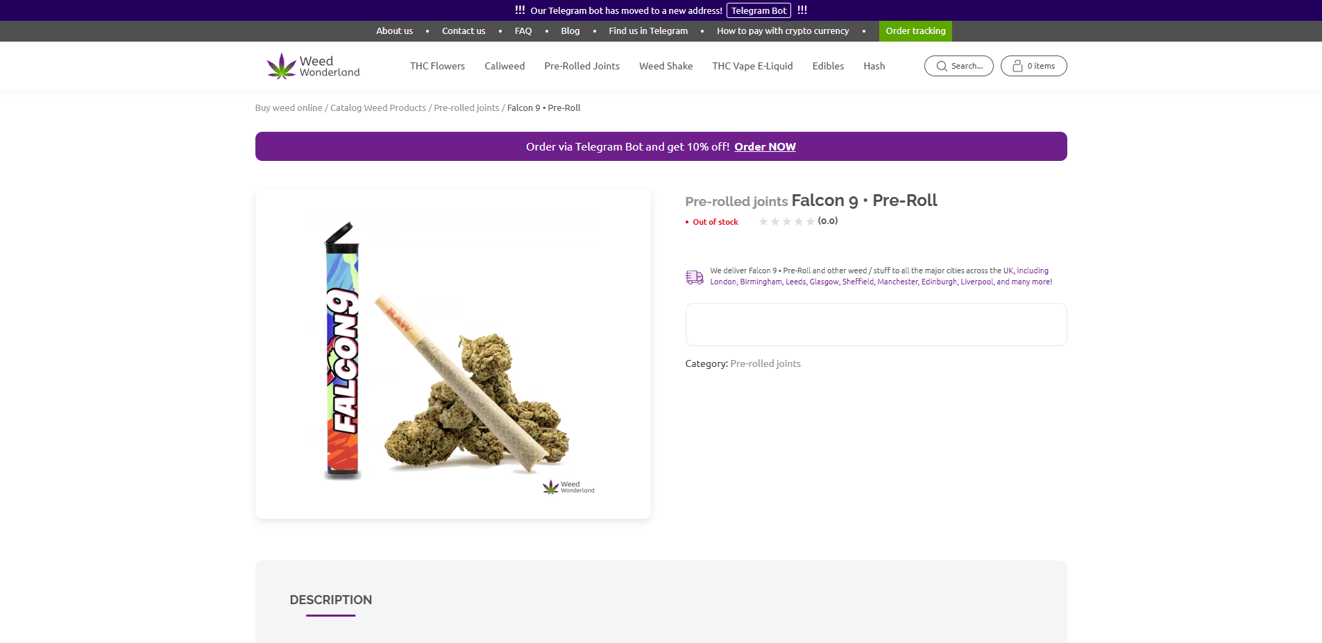 Buy Pre-rolled joints Falcon 9 online Weed Wonderland weed shop Scotland Buy Pre-rolled joints Falcon 9 online Weed Wonderland weed shop Scotland