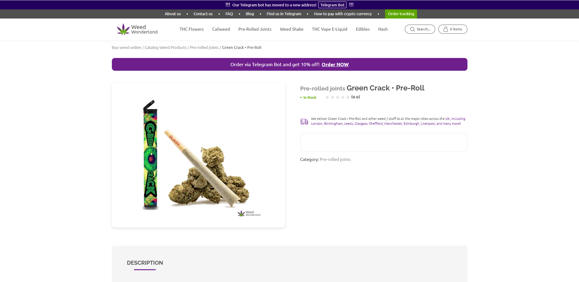Buy Pre-rolled joints Green Crack online Weed Wonderland weed shop Scotland Buy Pre-rolled joints Green Crack online Weed Wonderland weed shop Scotland