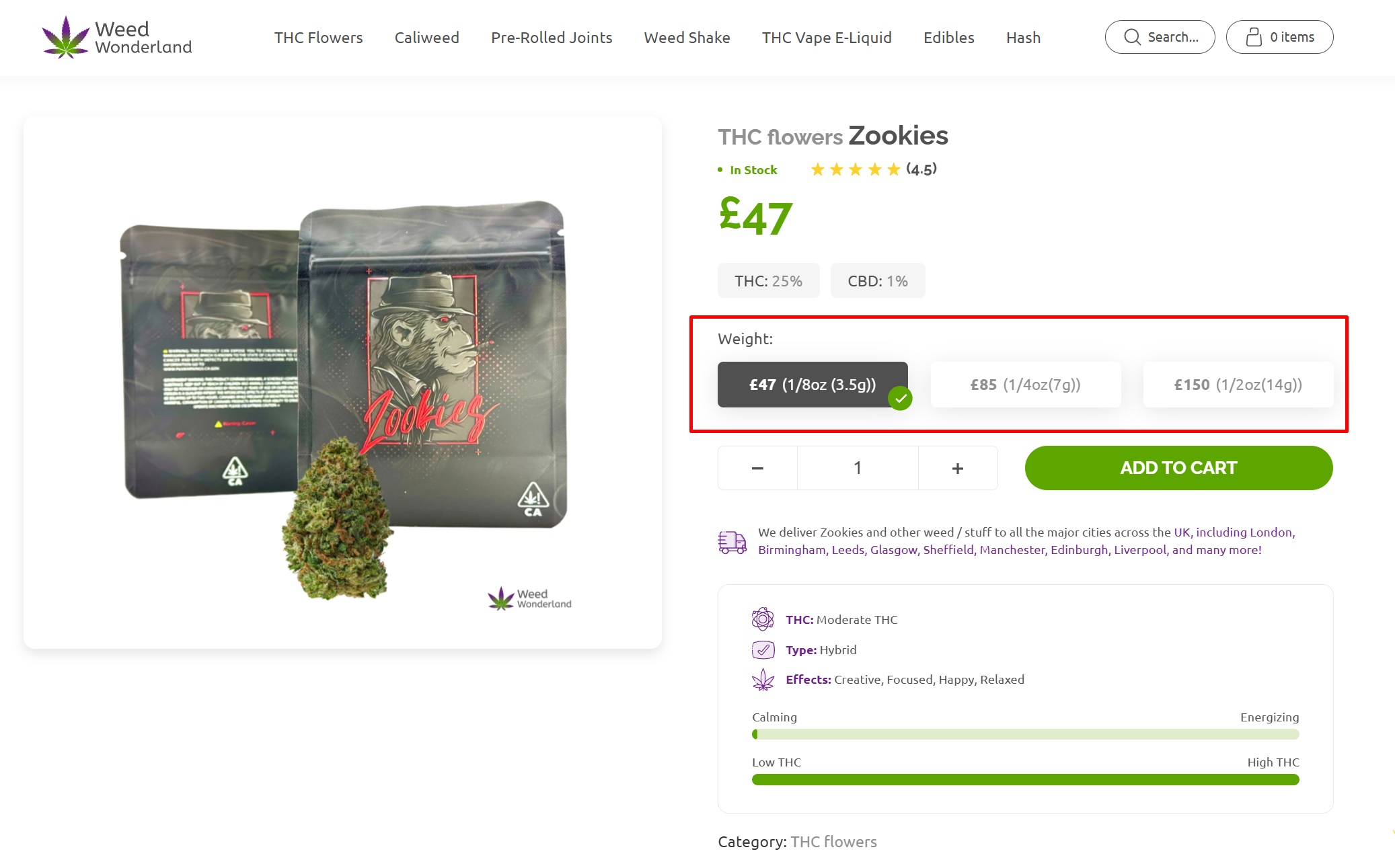 THC flowers Zookies online Edinburgh at weed shop THC flowers Zookies online Edinburgh at weed shop