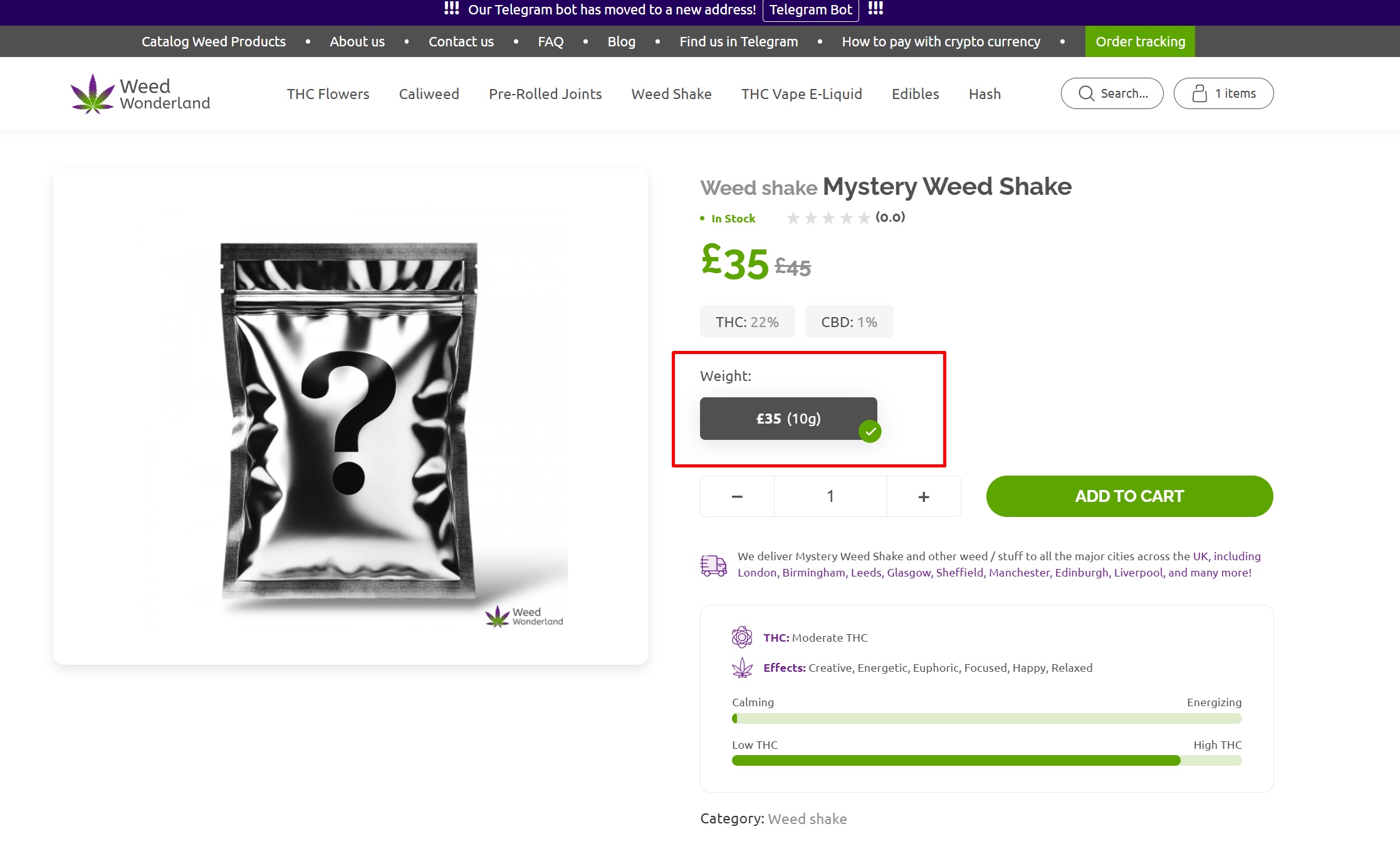 Weed Shake Mystery Weed Shake Mystery