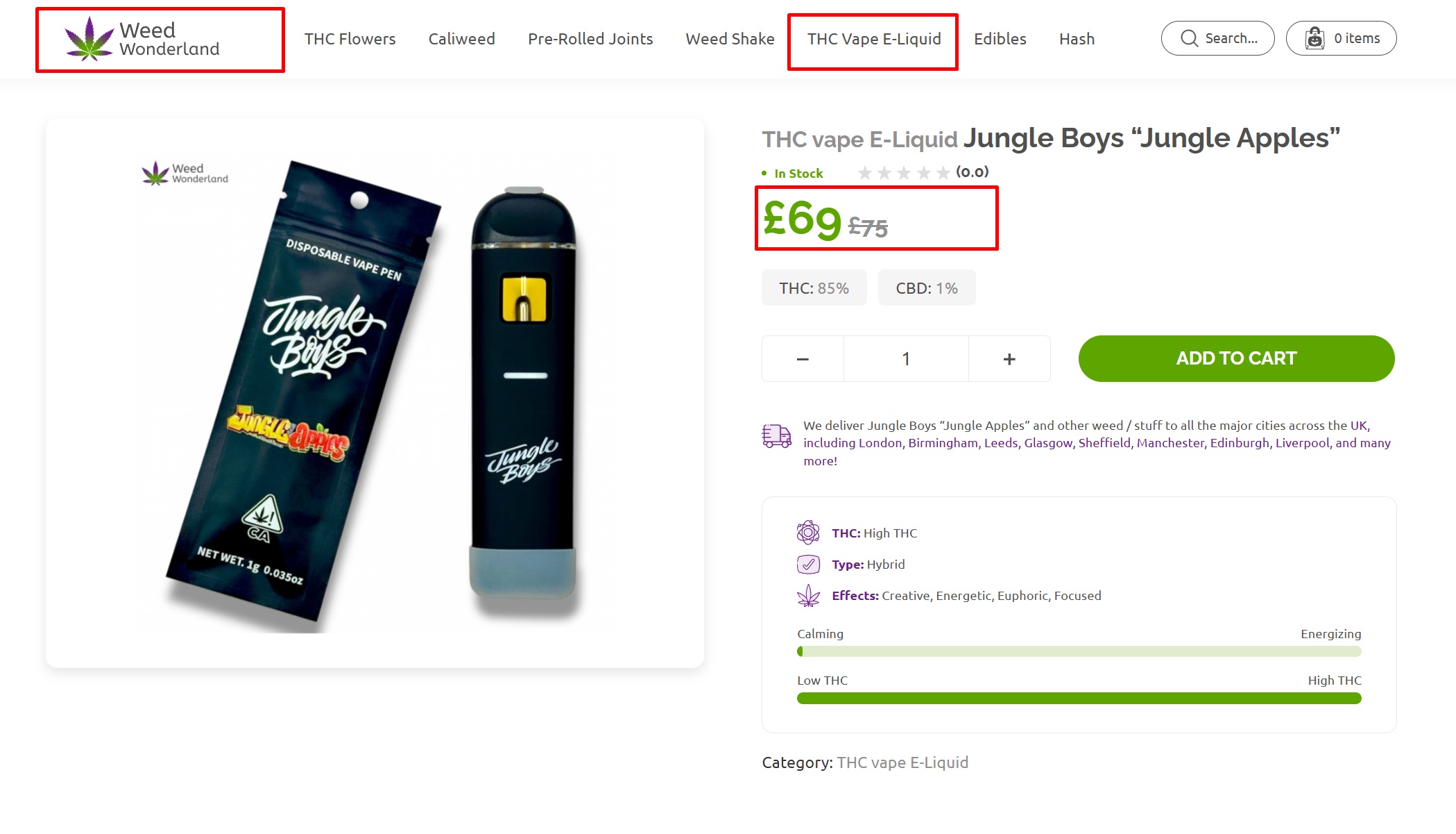 THC vape E-Liquid Jungle Boys Jungle Apples THC vape E-Liquid Jungle Boys Jungle Apples