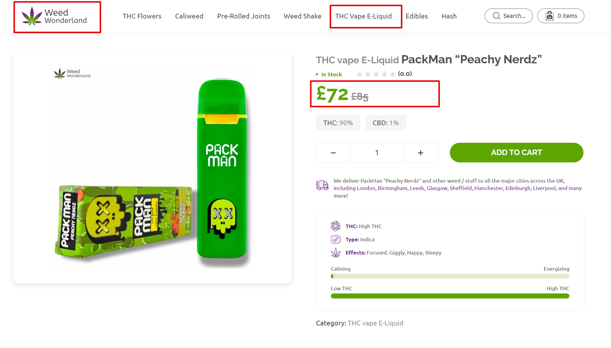 THC vape E-Liquid PackMan Peachy Nerdz THC vape E-Liquid PackMan Peachy Nerdz