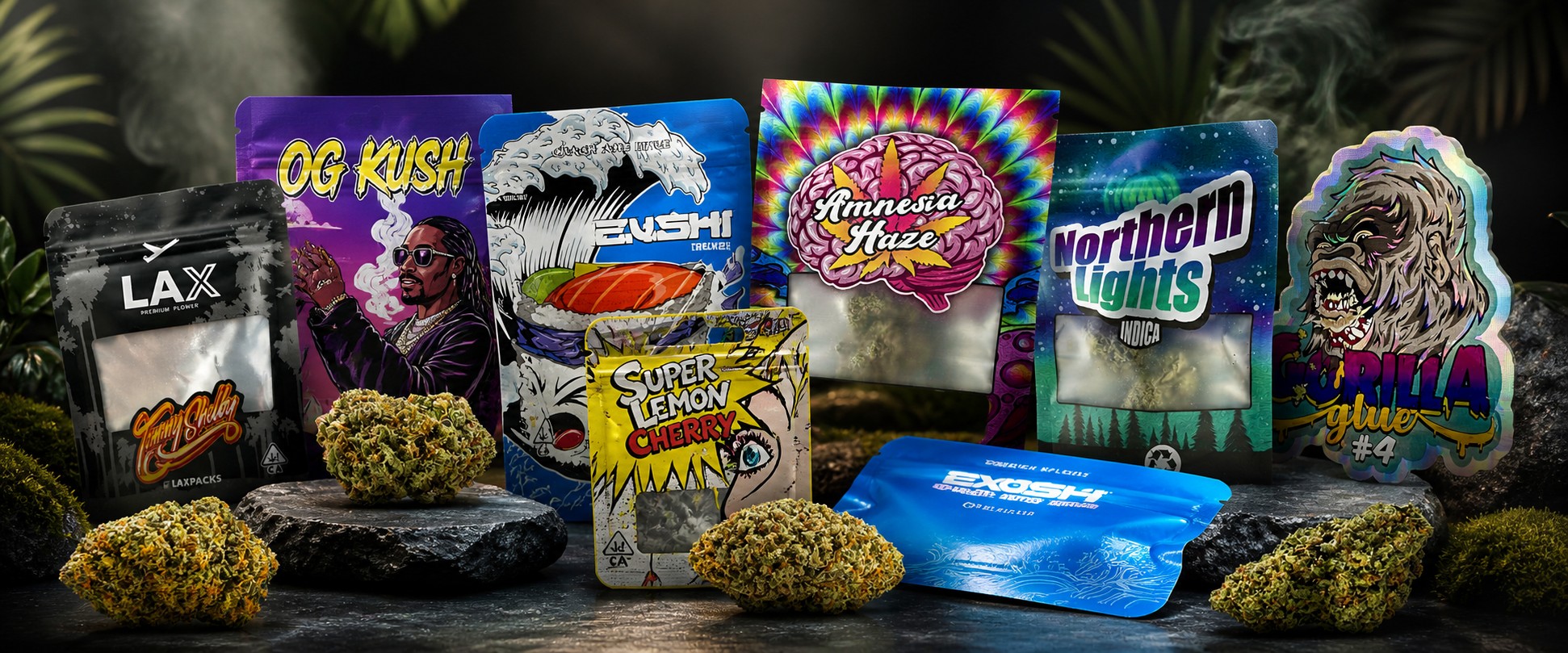 High THC cannabis buds